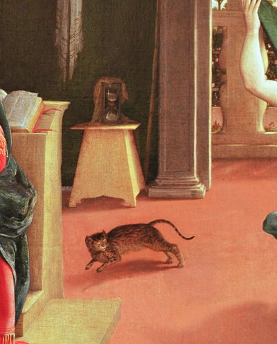 The Annunciation, c.1534-35 (detail) by Lorenzo Lotto